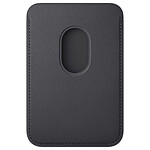 Coque et housse Apple Porte-cartes en tissage fin avec MagSafe pour Apple iPhone - Noir - Autre vue