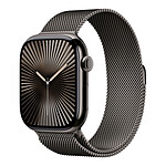 Montre connectée Apple Watch Series 10 GPS  + Cellular - Titane Ardoise - Bracelet Milanais M/L - 46 mm - Autre vue