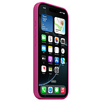 Coque et housse Apple Coque en silicone avec MagSafe Fuchsia - iPhone 16 Pro Max  - Autre vue