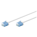 Câble RJ45 Goobay Câble RJ45 Slim Cat 6a U/UTP - 0.15 m - Blanc - Autre vue