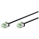 Câble RJ45 Goobay Câble RJ45 Slim Cat 8.1 U/FTP - 0.25 m - noir - Autre vue