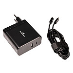 Chargeur PC portable Bluestork Chargeur USB-C 65W Noir - Autre vue