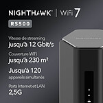 Routeur et modem Netgear Nighthawk Wi-Fi 7 RS500 - Autre vue