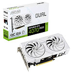 Carte graphique Asus DUAL GeForce RTX 4070 SUPER EVO White OC Edition 12 Go GDDR6X - Autre vue