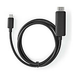 Câble HDMI Nedis Adaptateur USB-C vers HDMI 1 m Noir - Autre vue