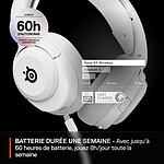 Casque micro SteelSeries Arctis Nova 5X Wireless - Blanc - Autre vue