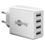 Chargeur Goobay Chargeur multiport USB-A 30 W - Blanc - Autre vue