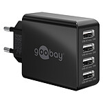 Chargeur Goobay Chargeur multiport USB-A 30 W - Noir - Autre vue