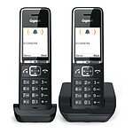 Téléphone fixe sans fil Gigaset Comfort 550 Duo Noir - Autre vue