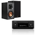 Mini-chaine Denon RCD-N12DAB Noir + Klipsch R-51M - Autre vue