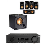 Ensemble Home-Cinéma JBL MA310 Noir + Klipsch Reference Theater Pack 5.0 + R-8SW - Autre vue