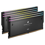 Mémoire Corsair Dominator Titanium RGB Black - 2 x 48 Go (96 Go) - DDR5 7000 MHz - CL40 - Autre vue