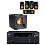 Ensemble Home-Cinéma Onkyo TX-NR6100B Noir + Klipsch Reference Theater Pack 5.0 + R-8SW - Autre vue