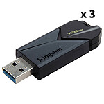 Clé USB Kingston DataTraveler Exodia Onyx 128 Go (x 3) - Autre vue