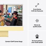 Mac et iMac Apple iMac (2024) 24" 24 Go / 512 Go Jaune (Z1E3-24GB-512GB-MKPN-LAN) - Autre vue