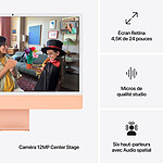 Mac et iMac Apple iMac (2024) 24" 16 Go / 1 To Orange (Z1E8-1TB-MKPN-LAN) - Autre vue