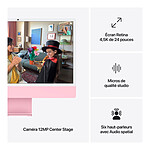 Mac et iMac Apple iMac (2024) 24" 16 Go / 256 Go Rose (MWUG3FN/A-MKPN-LAN) - Autre vue