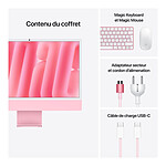 Mac et iMac Apple iMac (2024) 24" 16 Go / 256 Go Rose (MWUG3FN/A-MKPN-LAN) - Autre vue