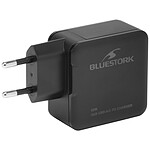 Chargeur Bluestork Chargeur USB-C/A 65W GaN (Noir) - Autre vue