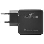 Chargeur Bluestork Chargeur USB-C/A 65W GaN (Noir) - Autre vue