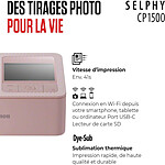 Imprimante thermique / Titreuse Canon SELPHY CP1500 - Rose - Autre vue