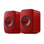 Mini-chaine KEF LSX II Rouge + Audio-Technica AT-LP70XBT Noir - Autre vue
