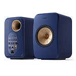 Mini-chaine KEF LSX II Bleu Cobalt + Audio-Technica AT-LP70XBT Noir - Autre vue