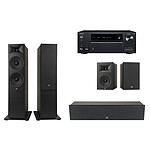 Ensemble Home-Cinéma Onkyo TX-NR7100B Noir + JBL Pack Stage V2 280F Espresso 5.0 - Autre vue