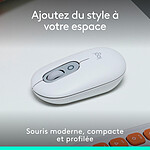 Souris PC Logitech POP Mouse - Blanc - Autre vue