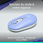 Souris PC Logitech POP Mouse - Lilas - Autre vue