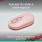 Souris PC Logitech POP Mouse - Rose - Autre vue