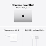 MacBook Apple MacBook Pro M4 Pro 14" Argent 48 Go/1 To (MX2F3FN/A-48GB-NANO) - Autre vue MacBook Apple MacBook Pro M4 Pro 14" Argent 48 Go/1 To (MX2F3FN/A-48GB-NANO) - Autre vue