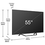 TV Hisense 55A7KQ - TV QLED 4K UHD HDR - 139 cm  - Autre vue