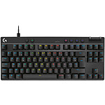 Clavier PC Logitech G Pro X TKL Rapid Linear - Noir - Autre vue