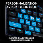 Clavier PC Logitech G Pro X TKL Rapid Linear - Noir - Autre vue