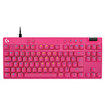 Clavier PC Logitech G Pro X TKL Rapid Linear - Magenta - Autre vue