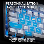 Clavier PC Logitech G Pro X TKL Rapid Linear - Blanc - Autre vue