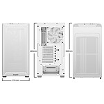 Boîtier PC be quiet! Pure Base 501 Airflow Window - Blanc  - Autre vue