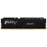 Mémoire RAM Kingston Fury Beast - 1 x 16 Go (16 Go) - DDR5 6000 MHz - CL36 - Autre vue