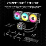 Watercooling AIO Corsair Nautilus 360 RS ARGB - Noir - Autre vue