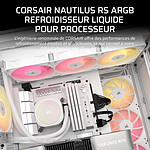 Watercooling AIO Corsair Nautilus 240 RS ARGB - Blanc - Autre vue
