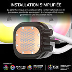 Watercooling AIO Corsair Nautilus 360 RS ARGB - Blanc - Autre vue