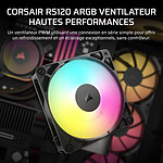 Ventilateur Boîtier Corsair RS120 ARGB - Noir - Autre vue Ventilateur Boîtier Corsair RS120 ARGB - Noir - Autre vue