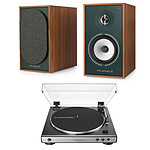 Mini-chaine Triangle Borea BR02 CONNECT Vert + Audio-Technica AT-LP60XUSB Gris - Autre vue