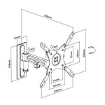 Support TV Goobay Caravan TV Mount 230 - Autre vue