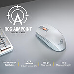 Souris PC Asus ROG Strix Impact III Wireless - Blanc - Autre vue