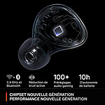 Casque micro SteelSeries Arctis GameBuds for PlayStation - Blanc - Autre vue Casque micro SteelSeries Arctis GameBuds for PlayStation - Blanc - Autre vue