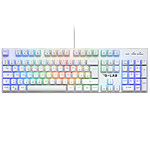 Clavier PC The G-Lab Keyz Rubidium - Outemu Red - Blanc - Autre vue