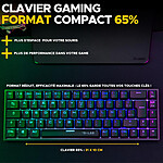 Clavier PC The G-Lab Keyz Titanium - Noir - Autre vue