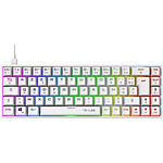 Clavier PC The G-Lab Keyz Titanium - Blanc - Autre vue